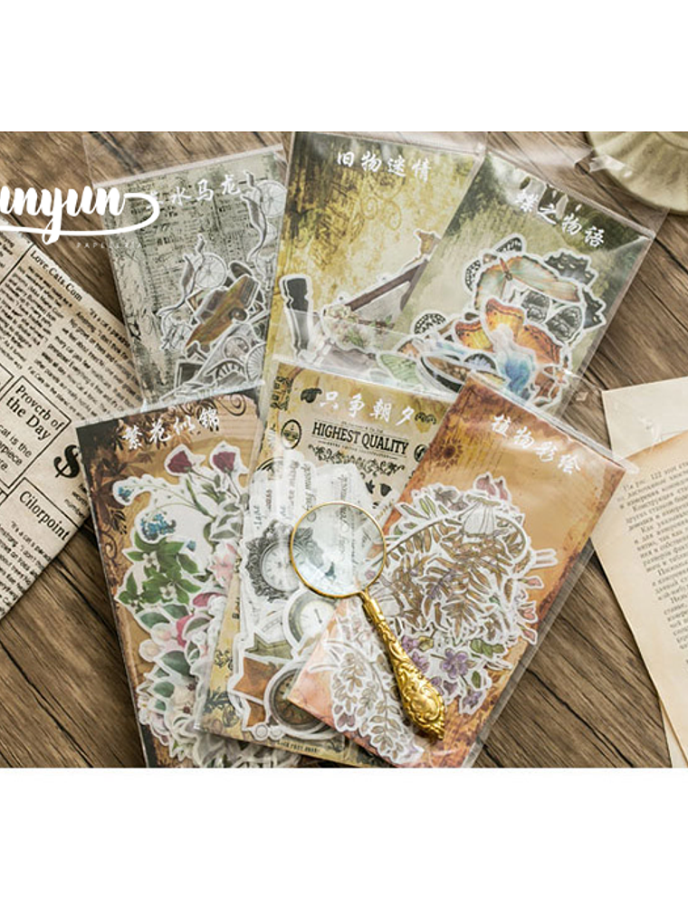 Set Stickers Retro - 60 uni 1