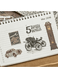 Set Stickers Retro - 60 uni - Miniatura 3