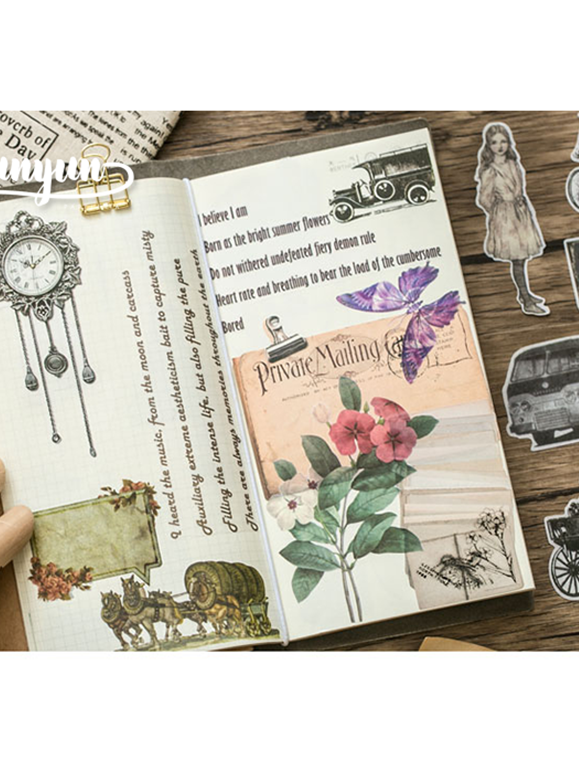 Set Stickers Retro - 60 uni 7