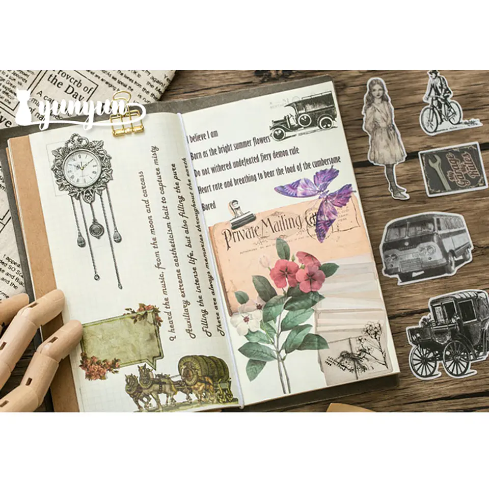 Set Stickers Retro - 60 uni 7