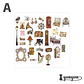 Set Stickers Retro - 60 uni - Miniatura 8