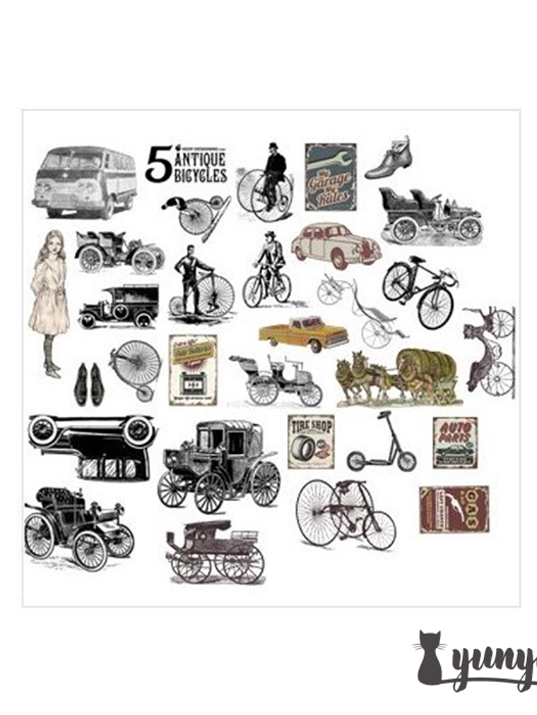 Set Stickers Retro - 60 uni 9