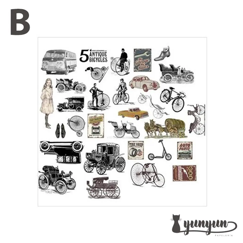 Set Stickers Retro - 60 uni 9
