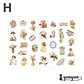 Set Stickers Retro - 60 uni - Miniatura 15