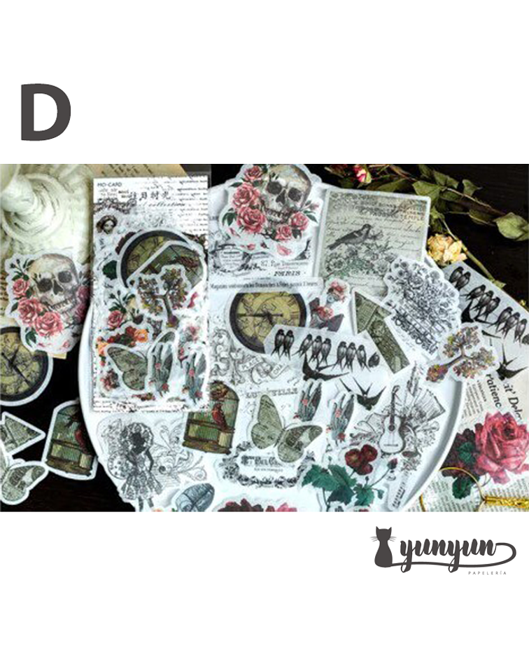 Stickers Natural Collection - 60 uni