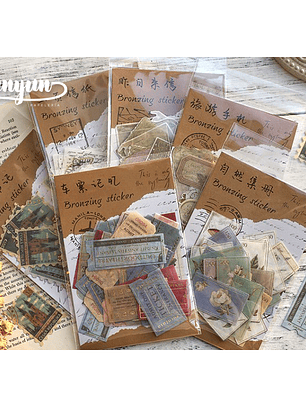 Bronzing Stickers - 40 pzas