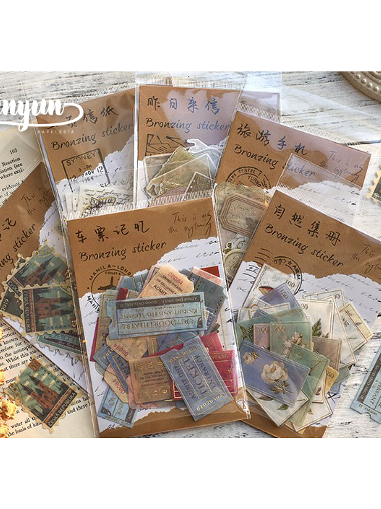 Bronzing Stickers - 40 pzas 1