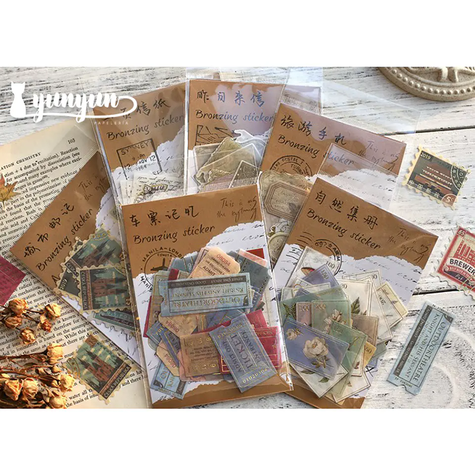 Bronzing Stickers - 40 pzas 1
