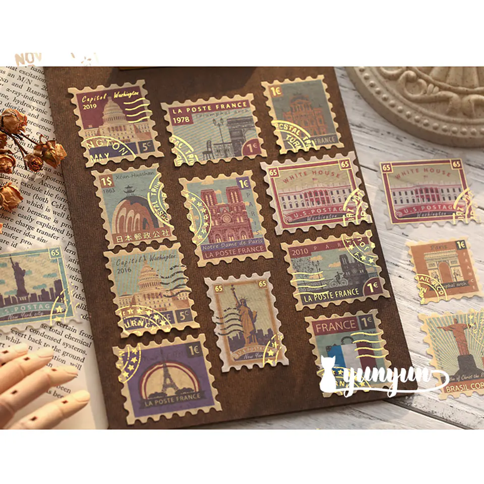 Bronzing Stickers - 40 pzas 2