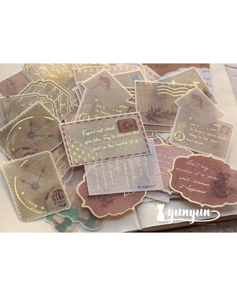 Bronzing Stickers - 40 pzas