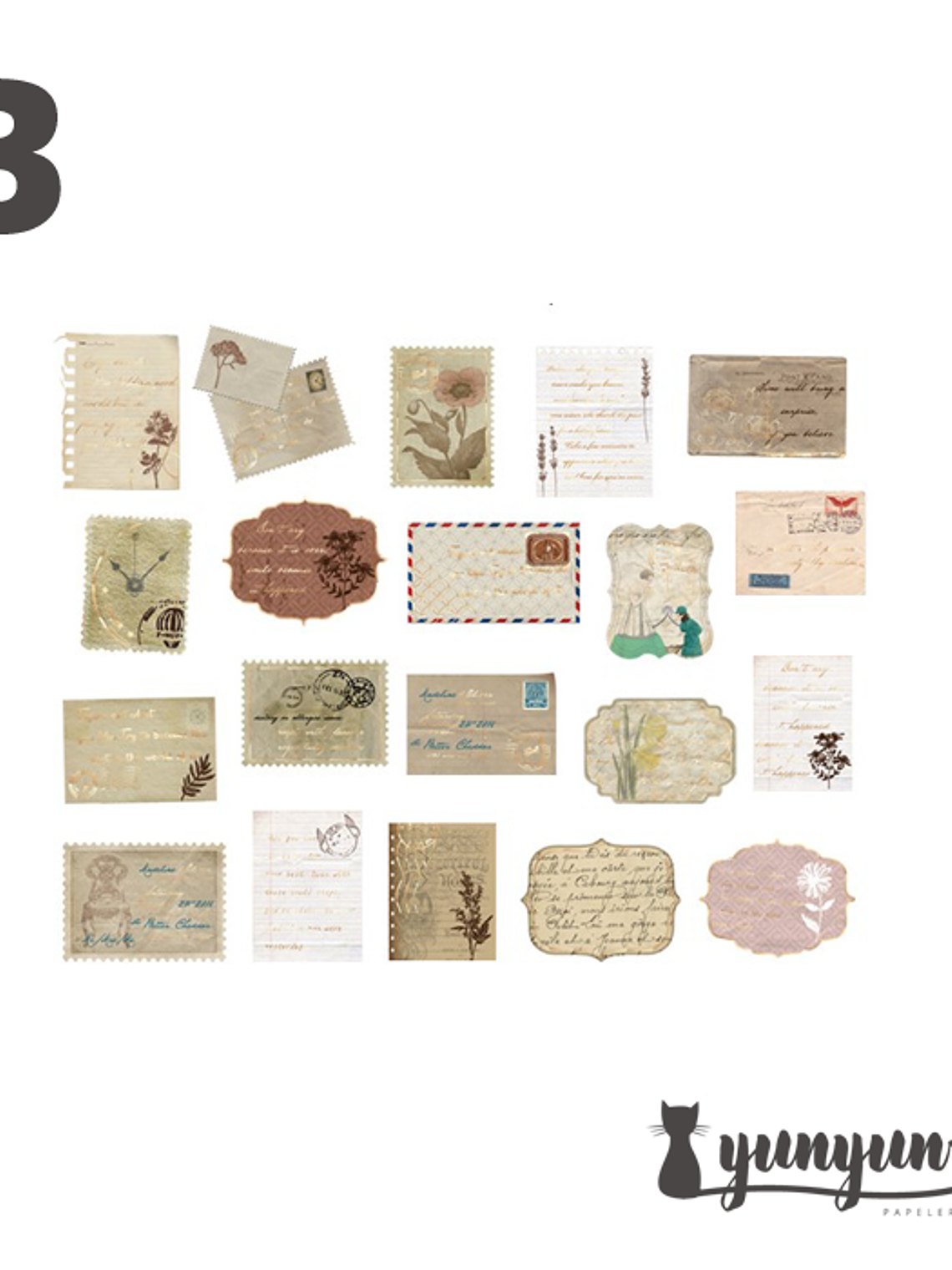 Bronzing Stickers - 40 pzas 6