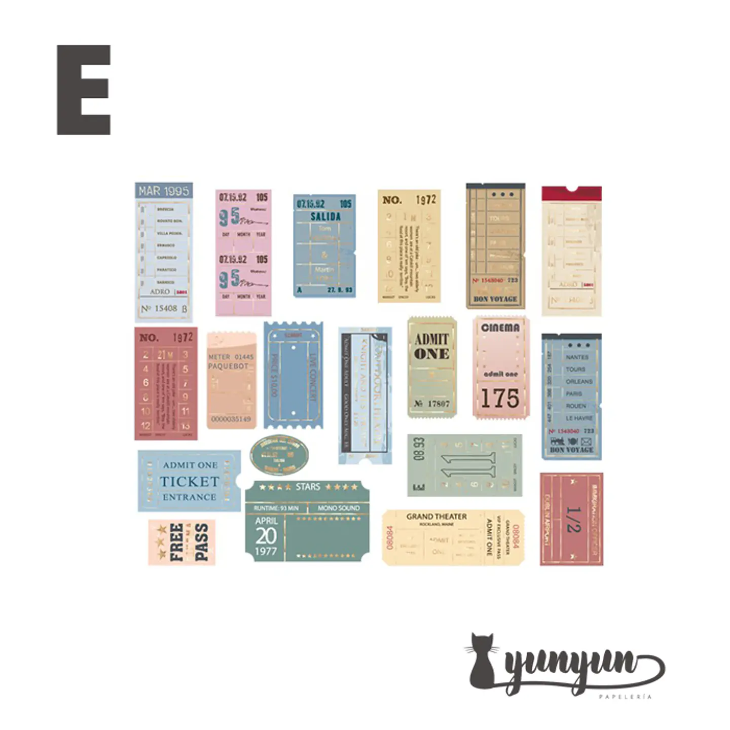 Bronzing Stickers - 40 pzas 9