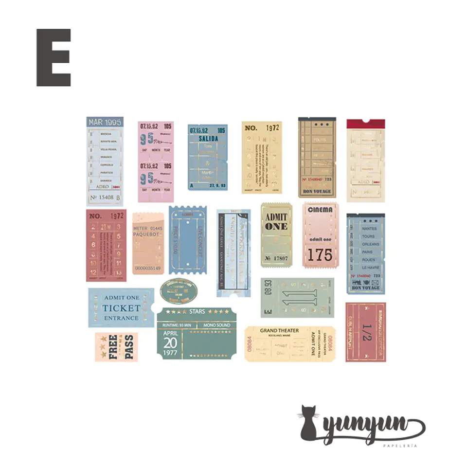 Bronzing Stickers - 40 pzas 9