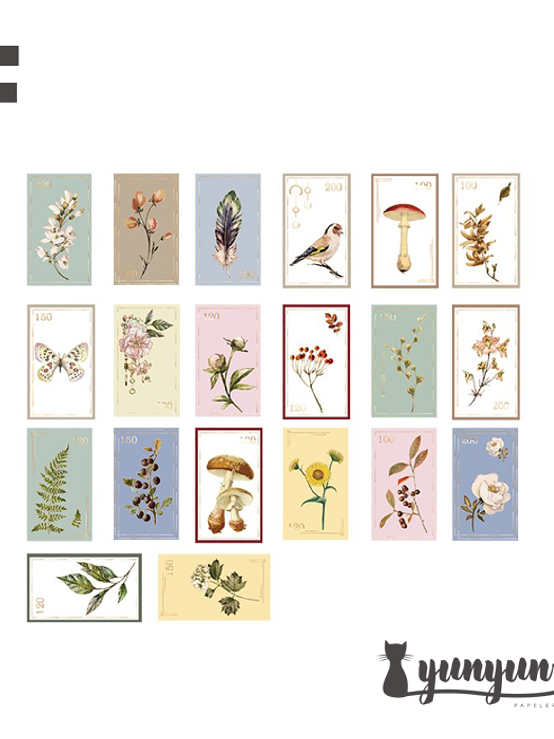 Bronzing Stickers - 40 pzas 10