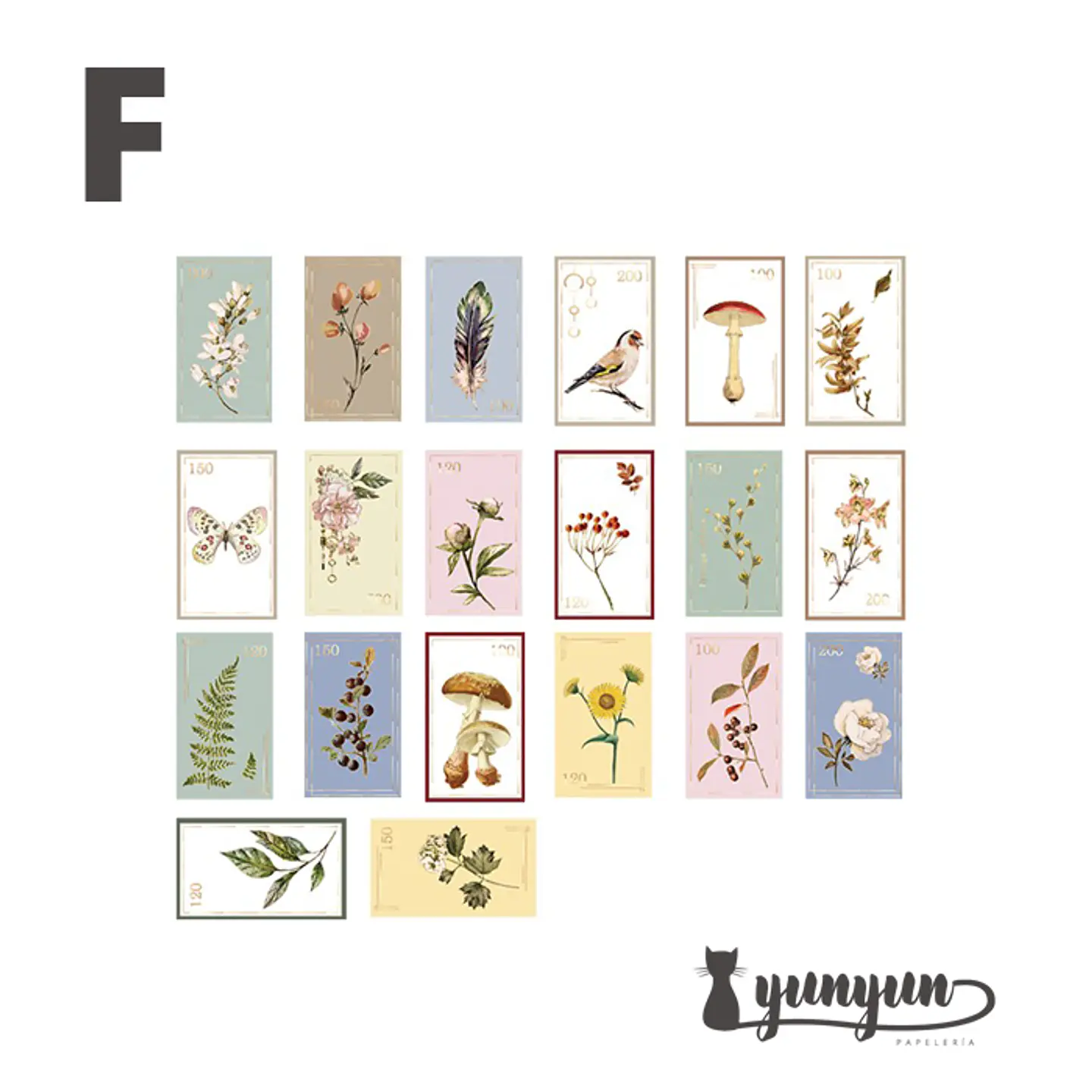 Bronzing Stickers - 40 pzas 10