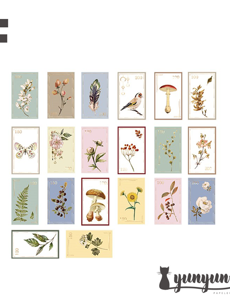 Bronzing Stickers - 40 pzas 10