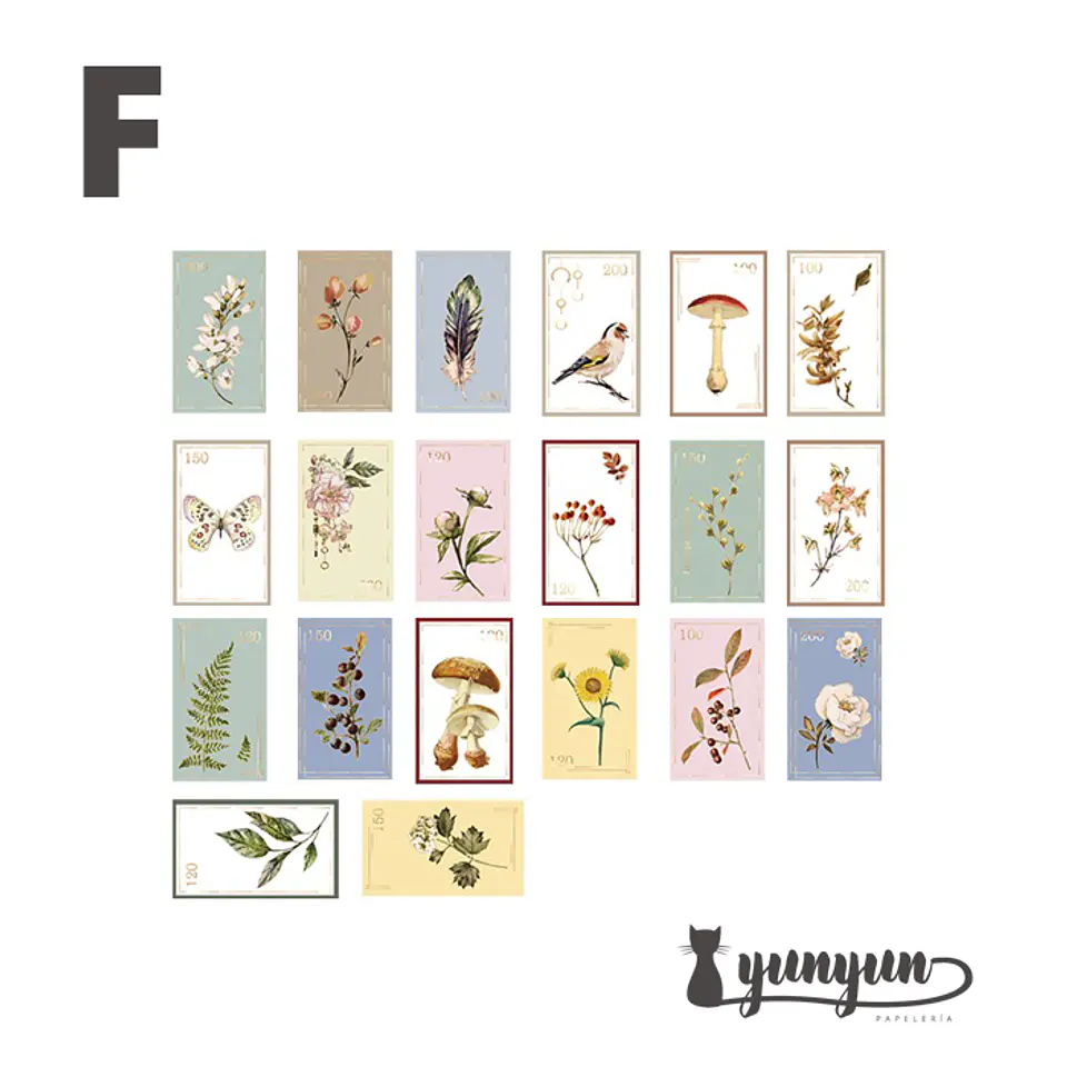 Bronzing Stickers - 40 pzas 10