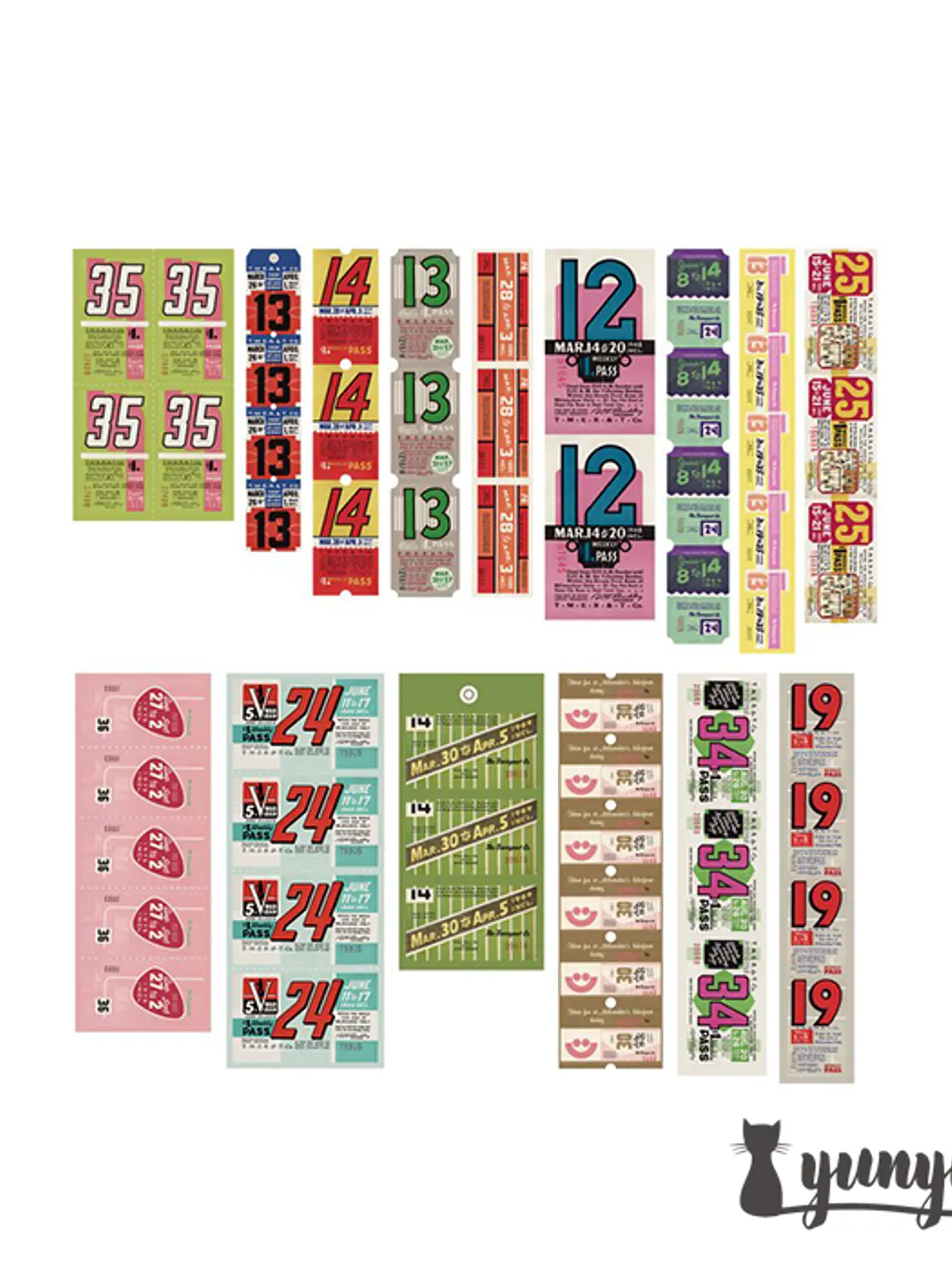 Strip Stickers II - 30 pzas 11