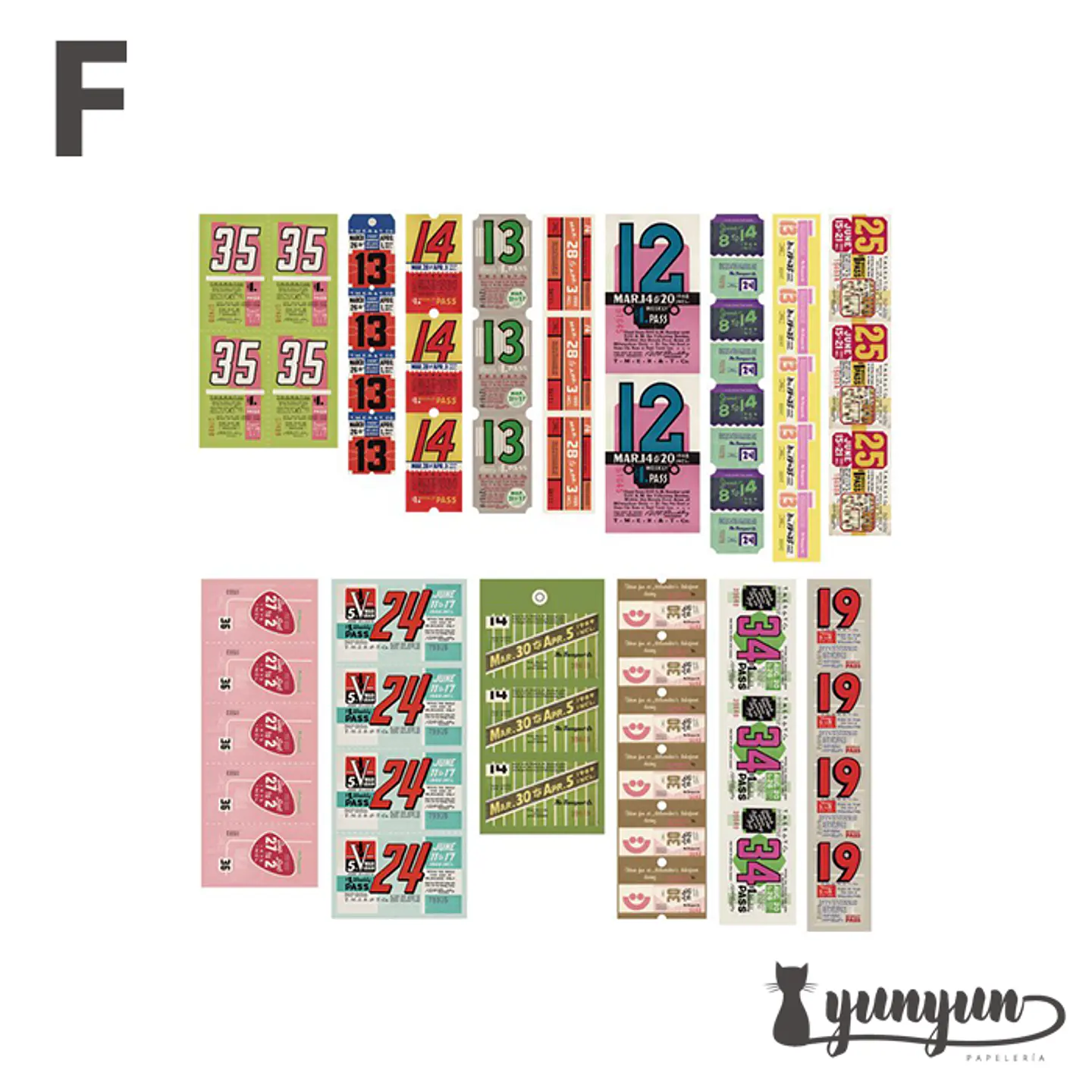Strip Stickers II - 30 pzas 11