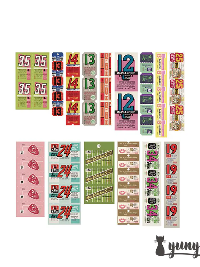 Strip Stickers II - 30 pzas 11