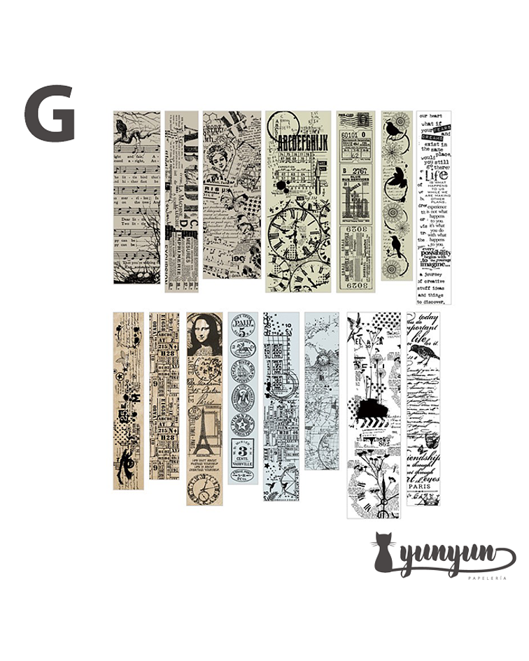 Strip Stickers II - 30 pzas