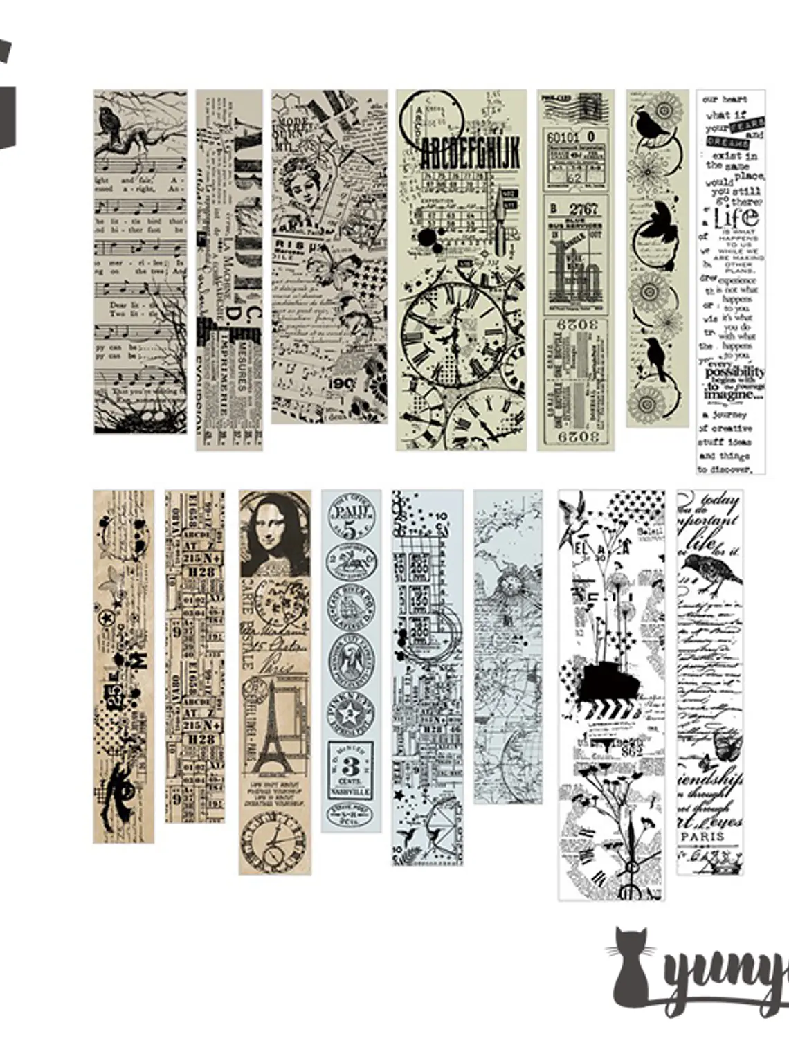 Strip Stickers II - 30 pzas 12