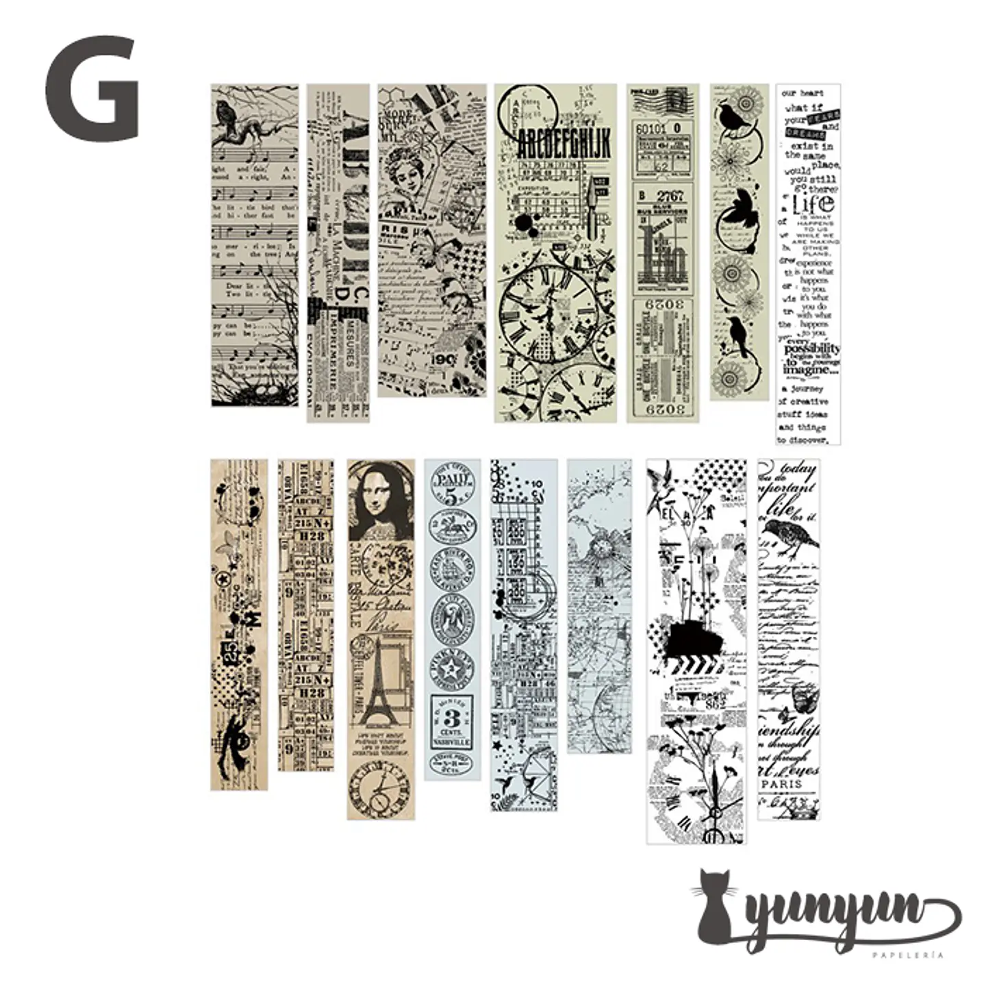 Strip Stickers II - 30 pzas 12