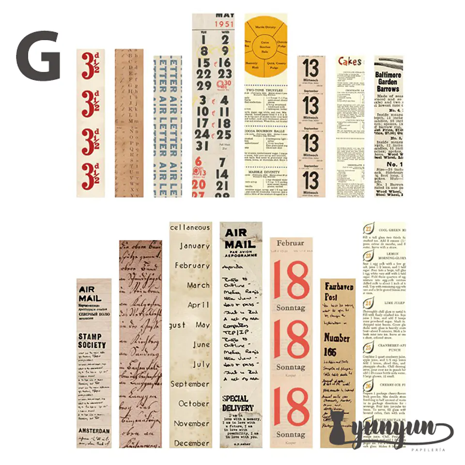 Strip Stickers III - 30 pzas 10