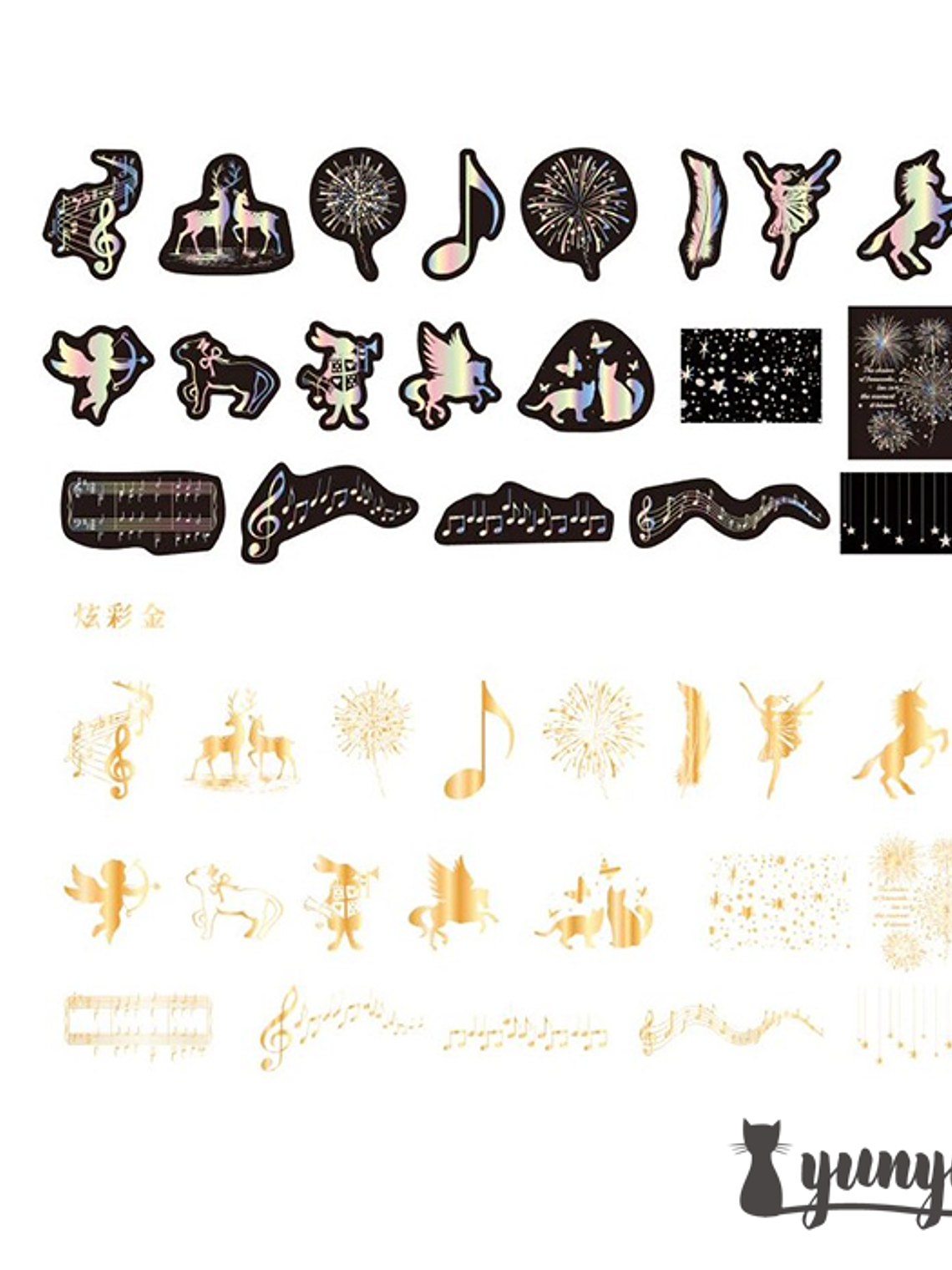 Stickers Holográfico II - 40 pzas 7