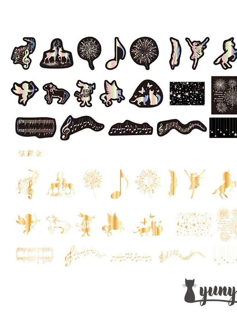 Stickers Holográfico II - 40 pzas 7