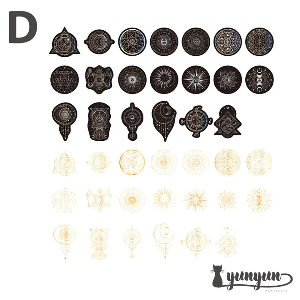 Stickers Holográfico II - 40 pzas 8