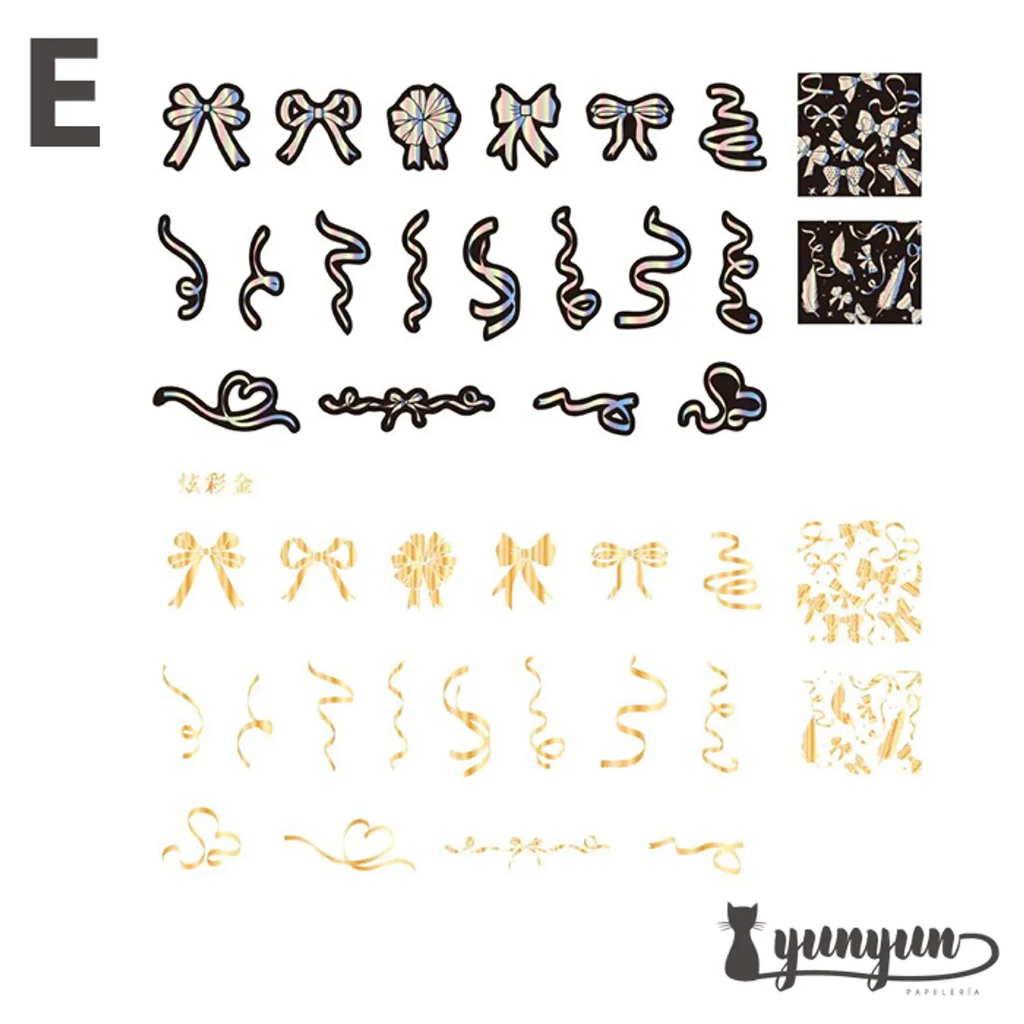 Stickers Holográfico II - 40 pzas 9