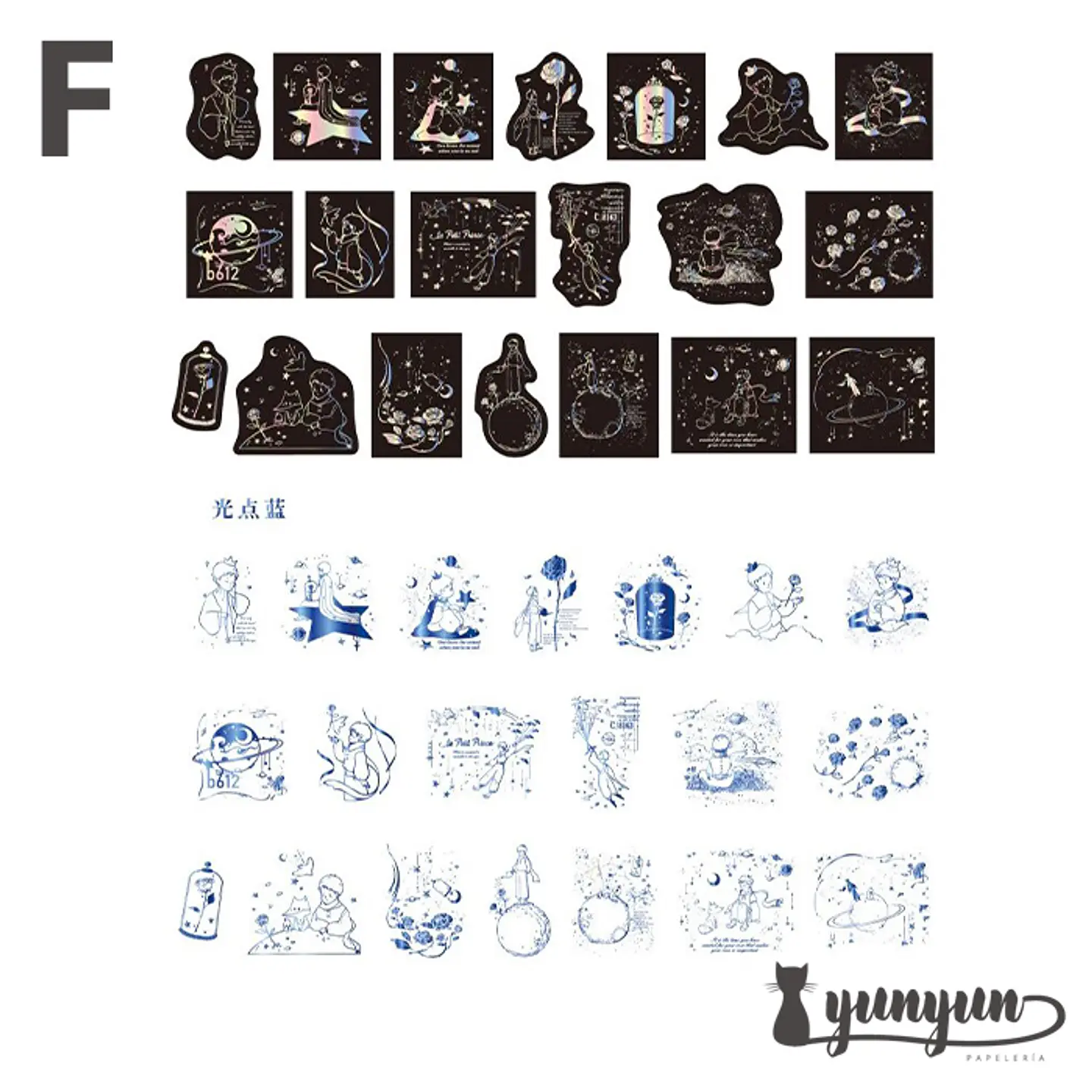 Stickers Holográfico II - 40 pzas 10