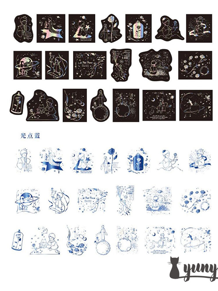 Stickers Holográfico II - 40 pzas 10