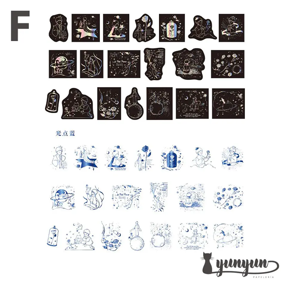 Stickers Holográfico II - 40 pzas 10