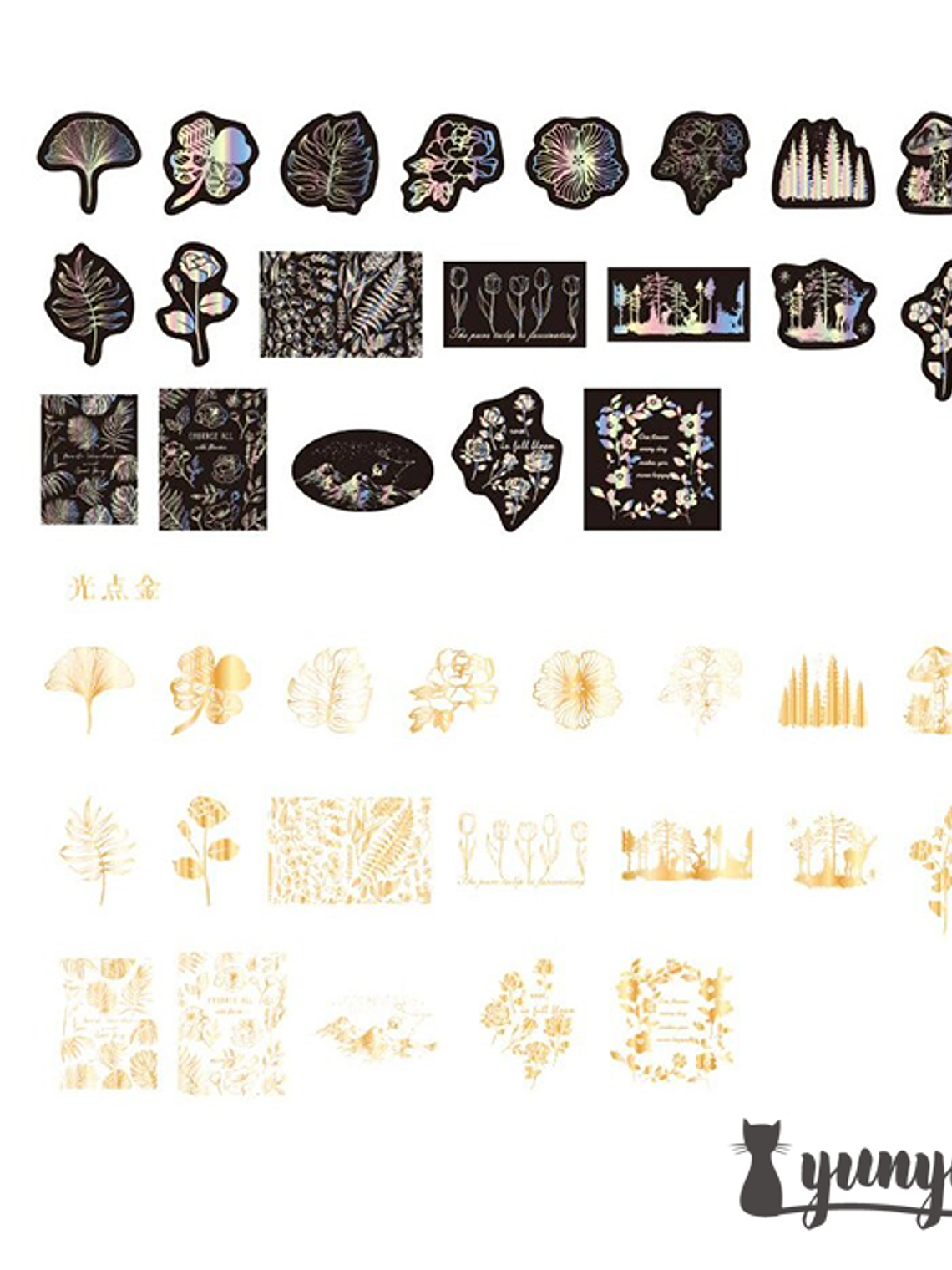 Stickers Holográfico II - 40 pzas 11