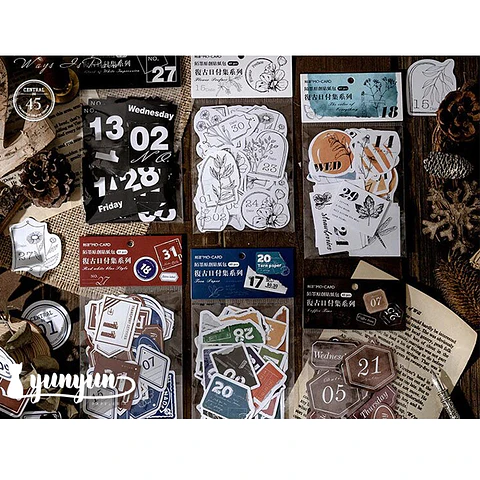 Stickers Números - 45 pzas