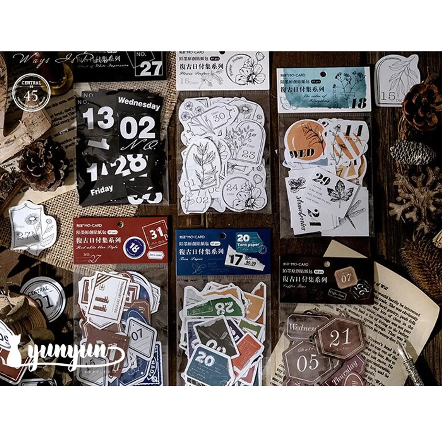 Stickers Números - 45 pzas 1