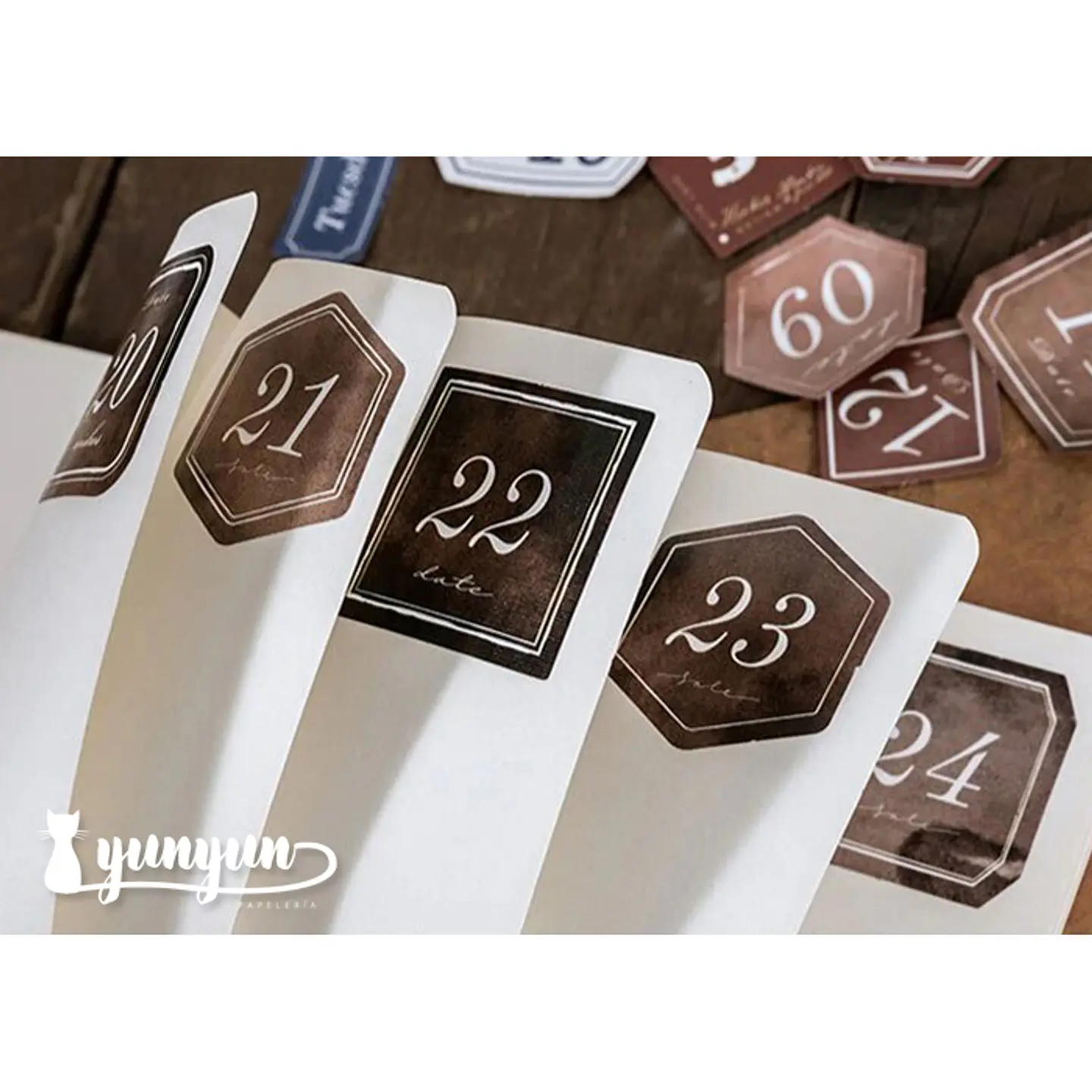 Stickers Números - 45 pzas 2