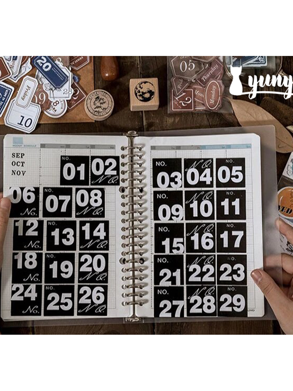 Stickers Números - 45 pzas 5