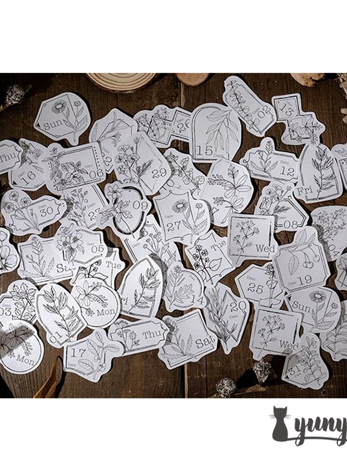 Stickers Números - 45 pzas 6