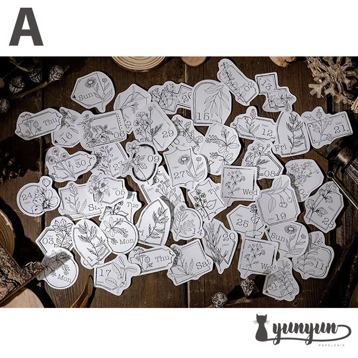 Stickers Números - 45 pzas 6