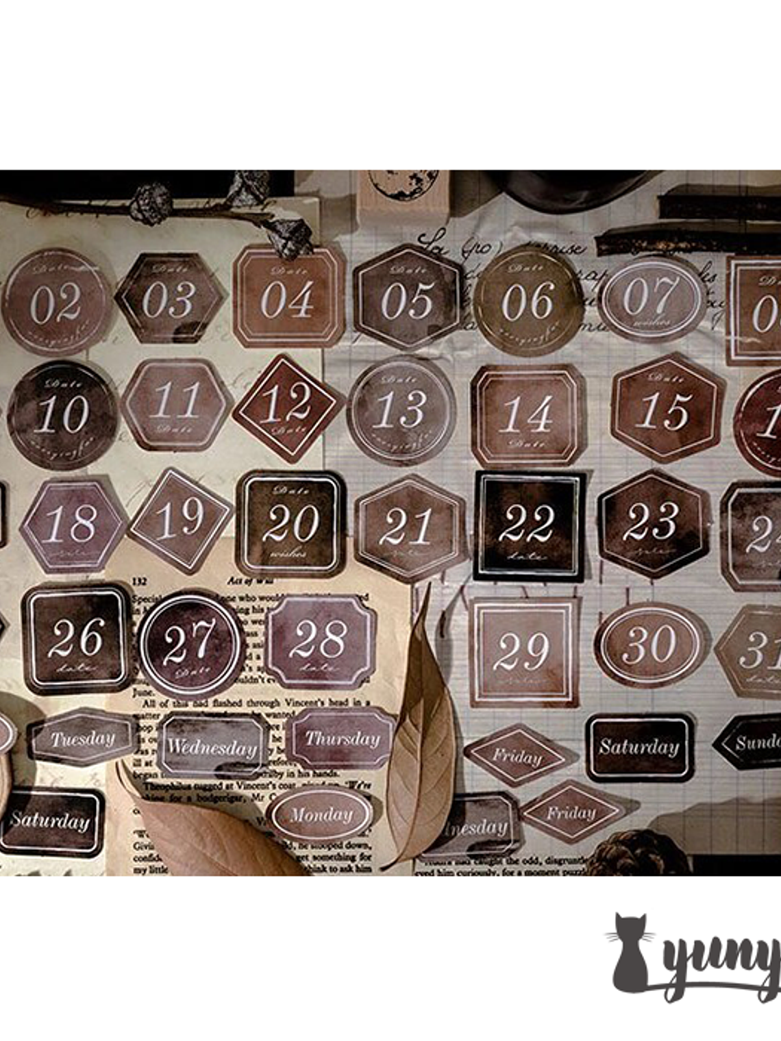 Stickers Números - 45 pzas 7