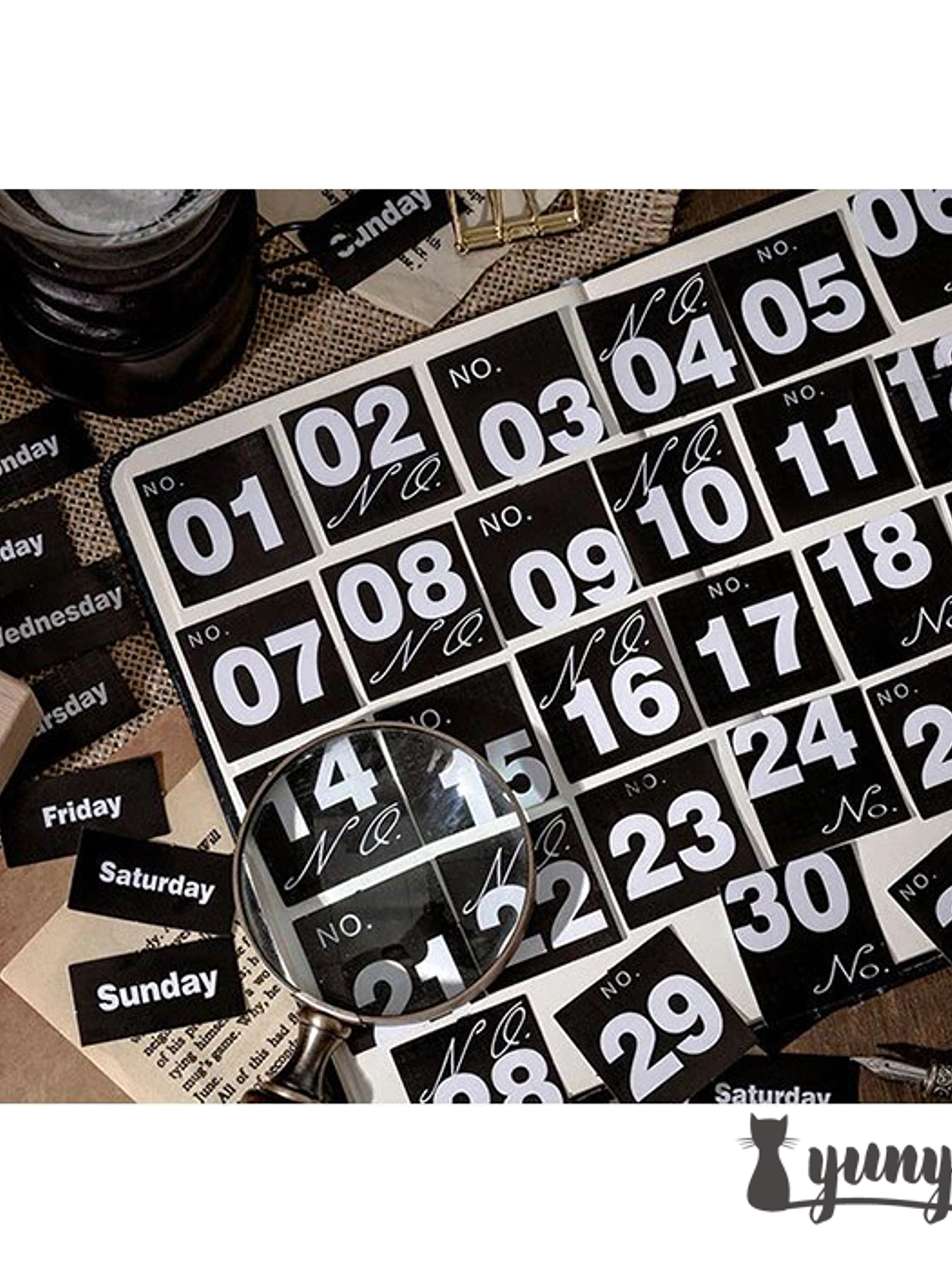 Stickers Números - 45 pzas 8