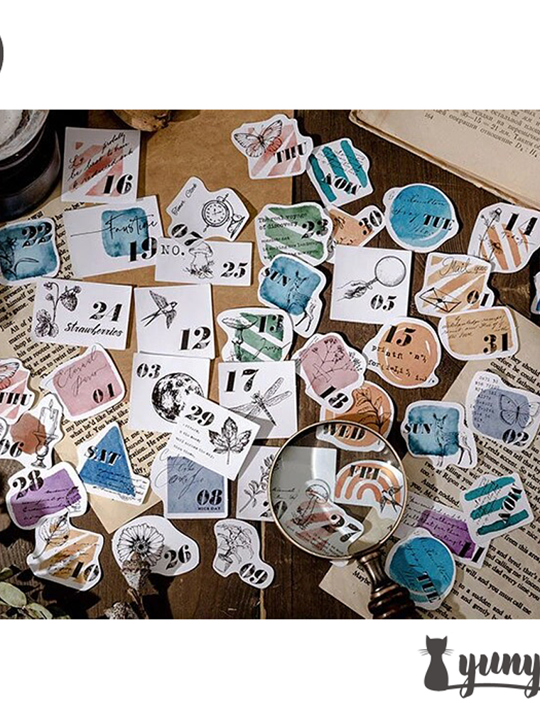 Stickers Números - 45 pzas 9