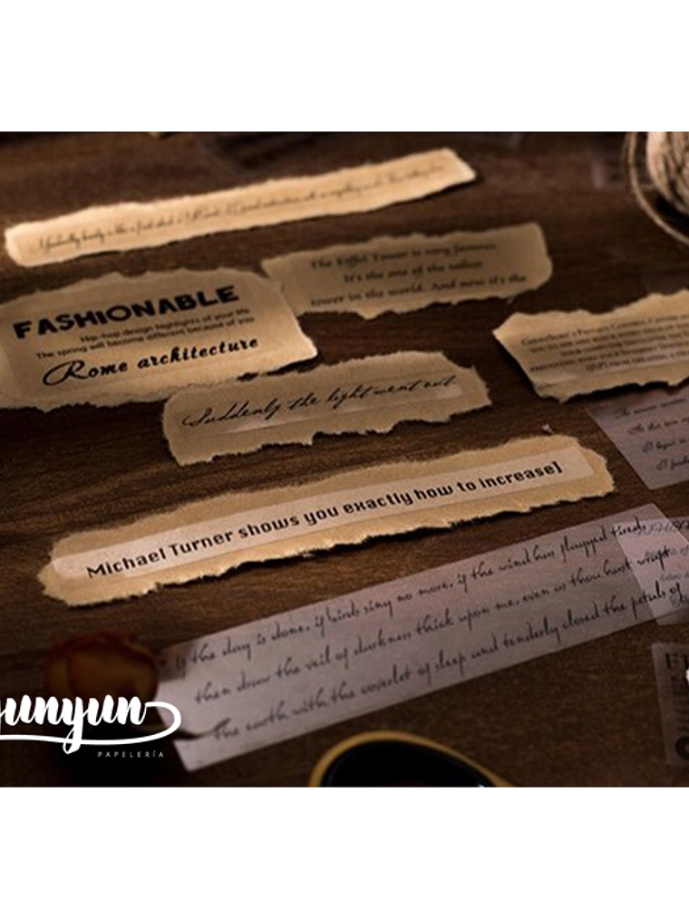 Stickers Tipografía - 15 pzas 3