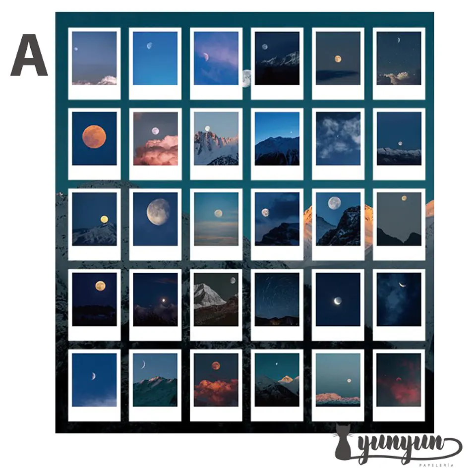 Stickers Paisajes - 30 pzas 7