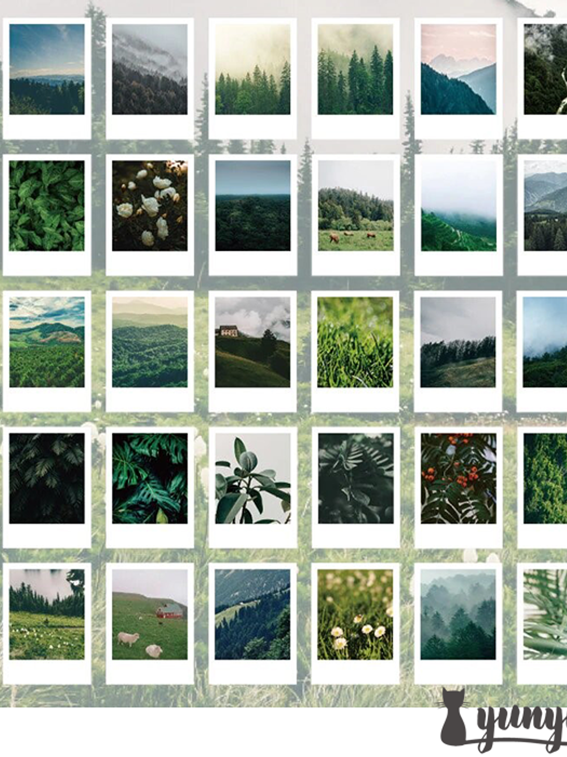 Stickers Paisajes - 30 pzas 11