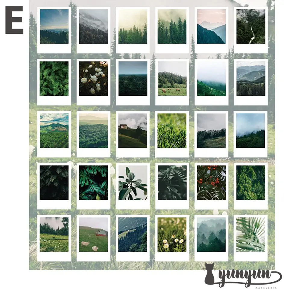 Stickers Paisajes - 30 pzas 11