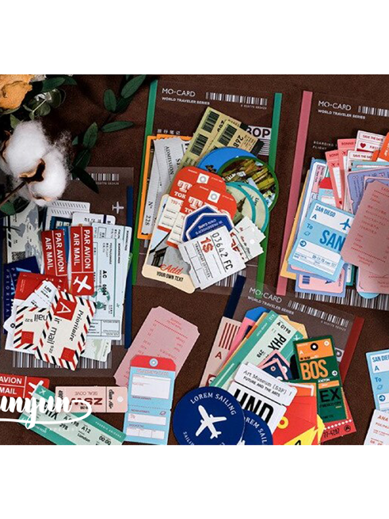 Set Tickets de viaje - 30 pzas 1